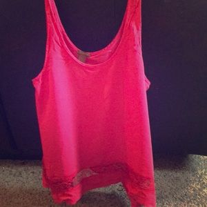 Rose pink tank